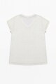 Esprit Tricou cu imprimeu text si pete decorative Fete