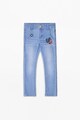 Esprit Blugi skinny fit cu detalii brodate Fete