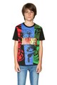 DESIGUAL Tricou cu decolteu rotund si aspect colorblock Baieti