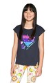 DESIGUAL Tricou din bumbac cu paiete reversibile Fete