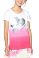 DESIGUAL Tricou cu decolteu rotund si design in degrade Fete