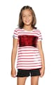 DESIGUAL Tricou cu paiete reversibile Fete