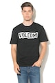 Volcom Tricou din bumbac organic cu imprimeu logo Edge Barbati