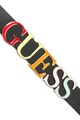 GUESS Curea de piele sintetica, cu logo metalic Femei