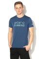 Asics Спортна тениска за бягане с текстова щампа Мъже