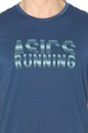 Asics Спортна тениска за бягане с текстова щампа Мъже