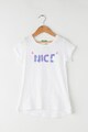 United Colors of Benetton Tricou din bumbac cu decoratiuni Fete