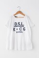 Diesel Tricou cu maneci ample si aplicatii din paiete Tatade Fete