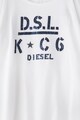 Diesel Tricou cu maneci ample si aplicatii din paiete Tatade Fete