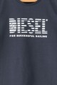 Diesel Tricou cu decolteu rotund si logo cauciucat Tempi Fete