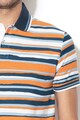 DESIGUAL Tricou polo cu model in dungi HENRY Barbati