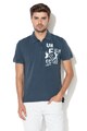 DESIGUAL Tricou polo cu imprimeu text JACQUES Barbati