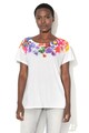 DESIGUAL Tricou lejer din amestec de modal cu imprimeu floral Aglaia Femei