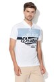 DESIGUAL Tricou polo cu imprimeu grafic Takaaki Barbati