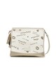 DESIGUAL Geanta crossbody de piele sintetica cu imprimeu text Amberes Femei