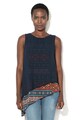 DESIGUAL Bluza asimetrica fara maneci Basha Femei