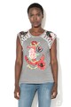 DESIGUAL Tricou din amestec de modal, cu maneci aripioara Hudson Femei