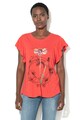 DESIGUAL Tricou cu imprimeu si maneci fluture Andrew Femei