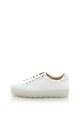 Diesel Pantofi sport flatform de piele cu insertii cu model reptila S-ANDYES Femei