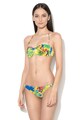 DESIGUAL Evy virágmintás, nyakba akasztós bikinifelső női