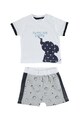 iDO Kids Set de tricou si pantaloni scurti cu model Baieti