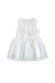 iDO Kids Rochie din sifon, cu aplicatii florale Fete