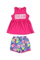 iDO Kids Set de top cu model si pantaloni scurti Fete