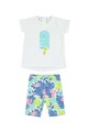 iDO Kids Set de tricou cu model si colanti Fete