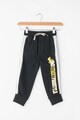 Zee Lane Kids Pantaloni sport cu snur si imprimeu Baieti