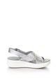 Timberland Sandale wedge slingback de piele, cu aspect metalizat Los Angeles Wind Femei