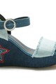 DESIGUAL Sandale wedge de denim Virgo Femei