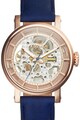 Fossil Ceas automat cu o curea de piele Original Boyfriend Femei