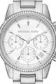 Michael Kors Ceas cronograf din otel inoxidabil decorat cu cristale Ritz Femei