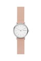 Skagen Часовник Signatur с кожена каишка Жени