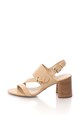 Lauren Ralph Lauren Sandale slingback din piele cu toc masiv Florin Femei