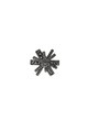 Folli Follie Cercei cu tija din argint 925 placat cu rodiu, cu zirconia Star Flower Femei