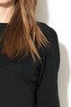 Stefanel Pulover tricotat fin din amestec de modal cu funda Femei
