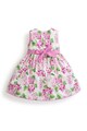 JoJo Maman Bebe Rochie cu croiala in A, cu model floral, fara maneci Fete