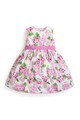 JoJo Maman Bebe Rochie cu croiala in A, cu model floral, fara maneci Fete