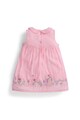 JoJo Maman Bebe Rochie fara maneci, cu broderie cu model grafic Fete