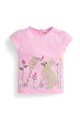 JoJo Maman Bebe Tricou cu detalii brodate Fete