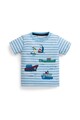 JoJo Maman Bebe Tricou in dungi cu detalii brodate Baieti