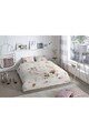 Good Morning Lenjerie de pat  Flowers, pentru 2 persoane, bumbac 100%, 200x200 cm, Multicolor Femei