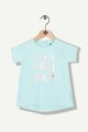 Z Kids Tricou cu imprimeu text Fete