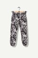 Z Kids Pantaloni jogger, cu model tropical Fete