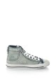 Diesel Pantofi sport mid-high cu aspect de denim Exposure IV Femei