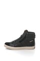 Diesel Pantofi sport inalti din piele String Barbati