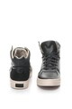 Diesel Pantofi sport mid-high cu garnituri din piele si piele intoarsa Spaark Barbati