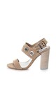 Diesel Sandale slingback din piele intoarsa cu anouri metalice Yeletta Femei