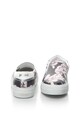 JUST CAVALLI Pantofi slip-on de piele cu imprimeu floral si model de piele de reptila Femei